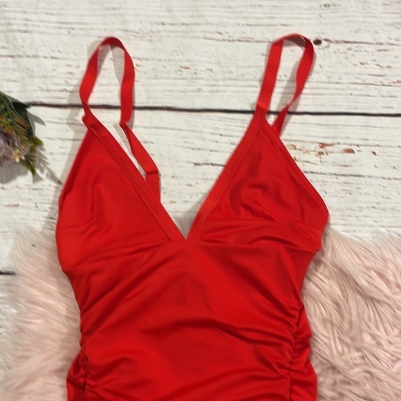 NWT We are HAH it suits you 1 piece swimsuit in blood orange - Picture 4 of 9